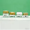 Glass Cosmetic Jar with Double Cap